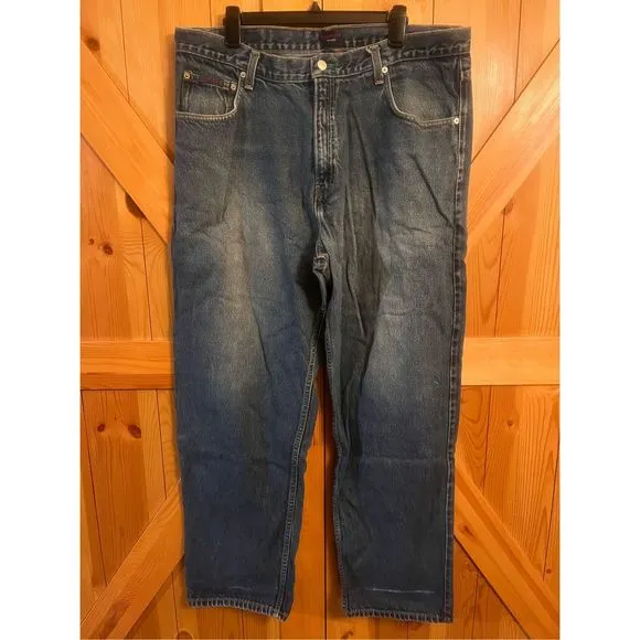 Tommy Jeans Mens Freedom Jean Relaxed Fit Blue 40x34