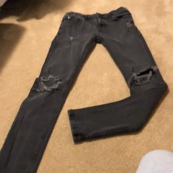 Slim Fit Black Jeans Top-man like new