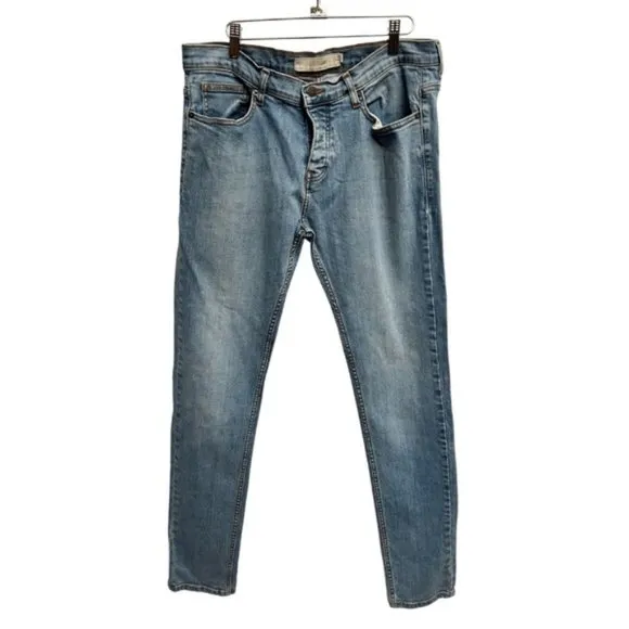Topman Stretch Skinny Jeans Sz 34L