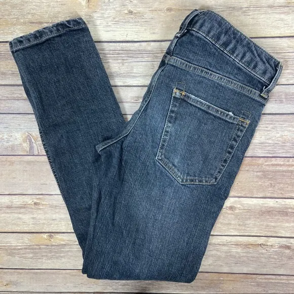 TOPMAN Stretch Skinny Distressed Jeans 28 X 30