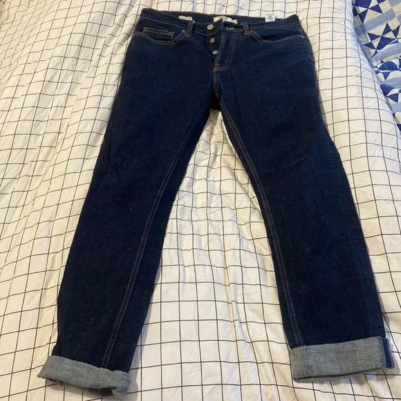 30x30 skinny fit dark wash Topman jeans. Lightly worn.