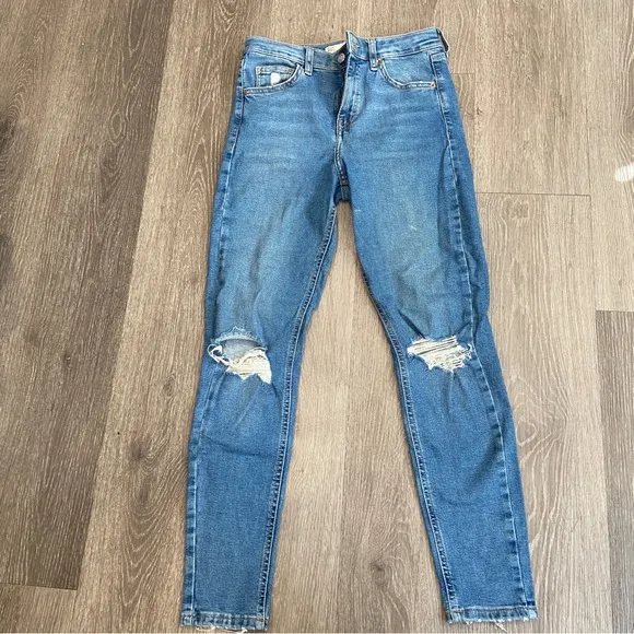 Topshop Moto Jeans “JAMIE” W28 To Fit L32