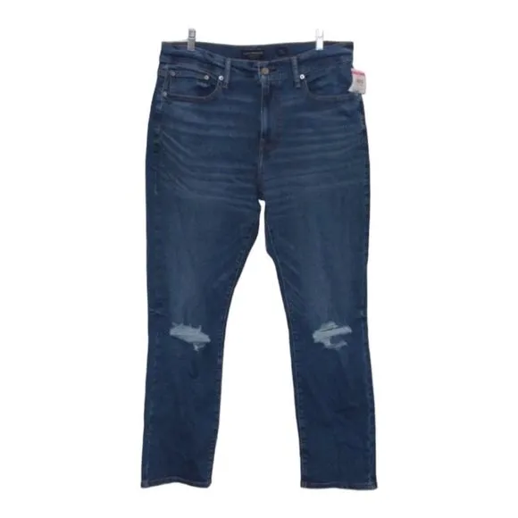 New lucky Brand Blue Cropped 410 Athletic Slim Jeans Men’s Size 34/30
          
      NWT