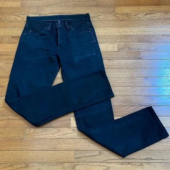 RARE!! Traveller Raw Denim Black Jeans