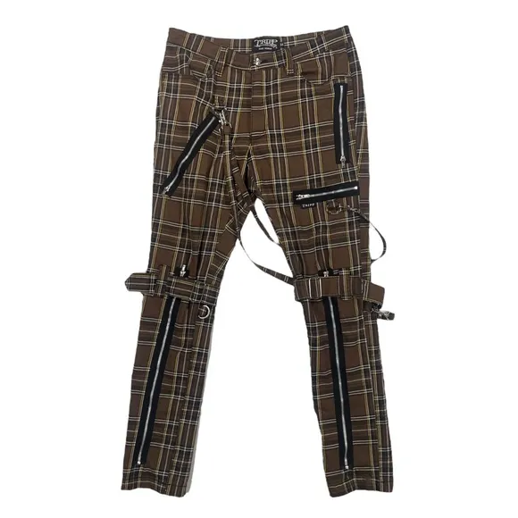 TRIPPNYC BONDAGE PANT DESERT PLAID