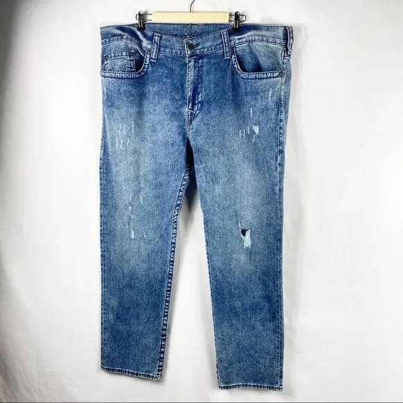 TRUE RELIGION Devin Loose Straight Jeans Size 42