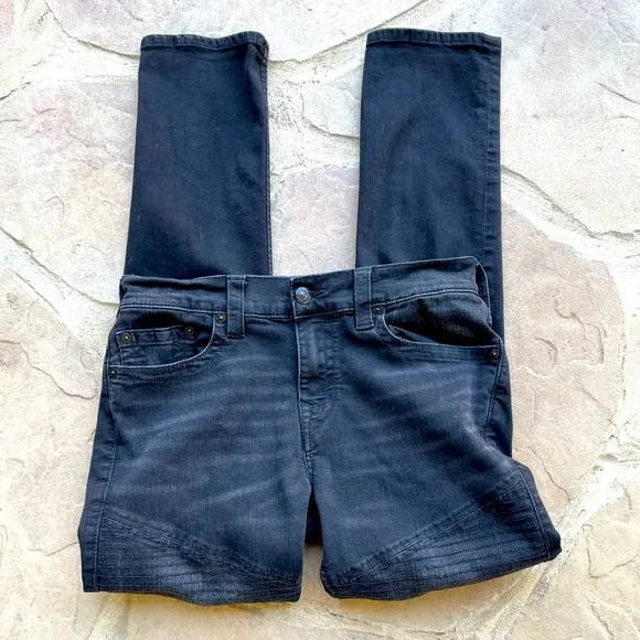 True Religion, Geno Relaxed Slim, black Jeans, size 31