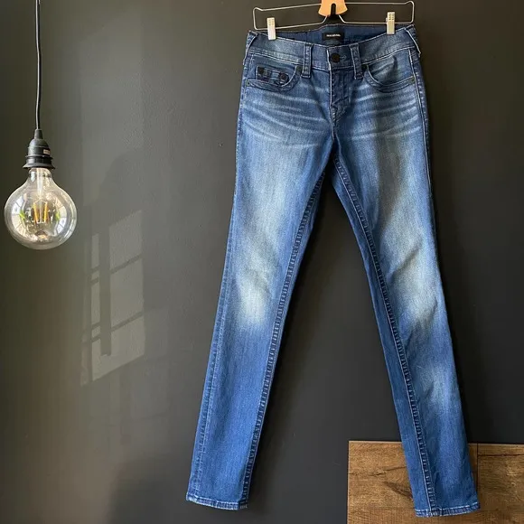 True Religion Rocco Skinny Fit Blue Jeans Sz 28W