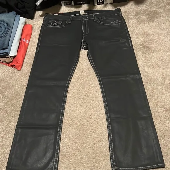 Used true religion black jeans men’s size 42