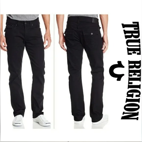 True Religion Ricky Relaxed Straight Leg Jeans 44