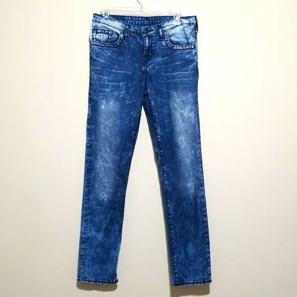 𝅺True Religion Blue Geno Slim Fit Super T size 20