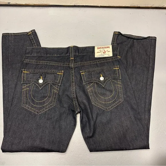 True religion mens straight leg jeans 38