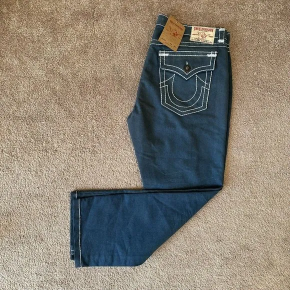 NWT Vtg True Religion Joey Jeans Men's Sz 44 x 33, Straight Leg, 2003, RN 112790
          
      NWT