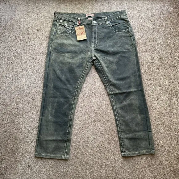 NWT Vtg True Religion Joey Jeans Men's Sz 46 x 33, Straight Leg, 2003, RN 112790
          
      NWT