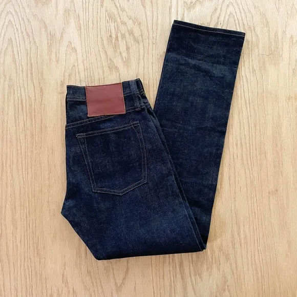 NWOT Mens Unbranded Denim UB22 Tapered 110z Selvedge Jeans 28 x 30