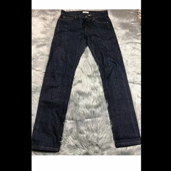 Unbranded Men’s Raw Selvedge Tight Fit UB401 14.5 Oz Denim Jeans Size 31