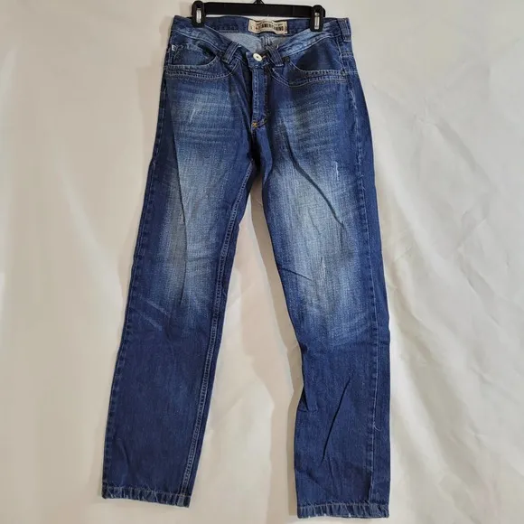Americanino Faded Wash Denim Straight Leg Jeans - Size 32