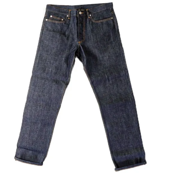 Kaihara Japanese Slim Straight Low Rise Jeans 33