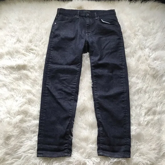 Uniqlo Dark Wash Straight Leg Jeans