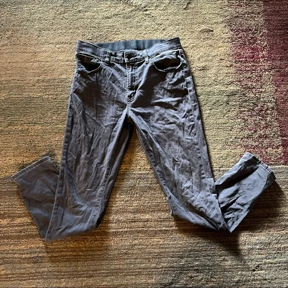 Uniqlo Ultra Stretch Skinny Jeans dark grey size 30 x 33