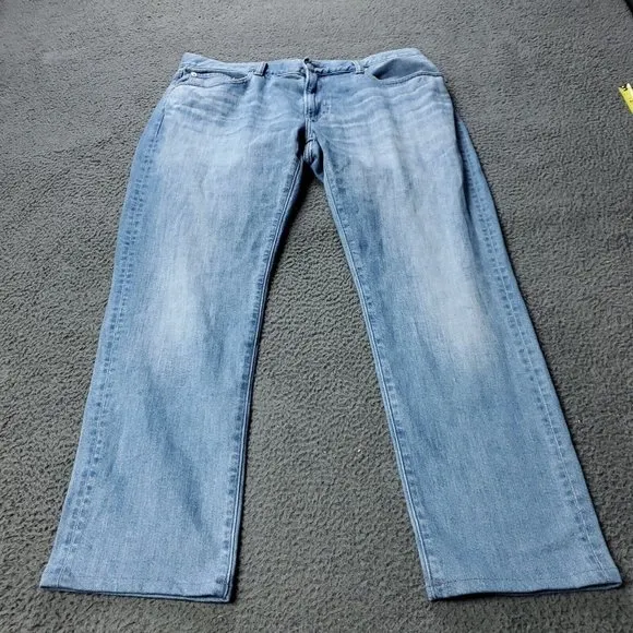 UNIQLO Stretch Denim Jeans Cotton Spandex Blue  Mens Size 38x30