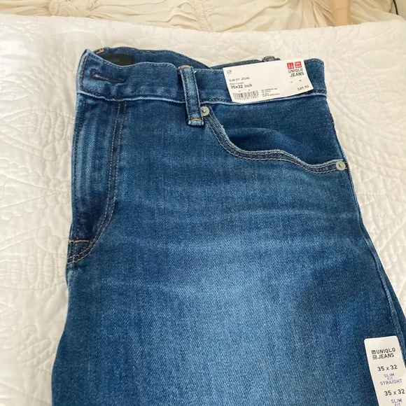 Uniqlo Jeans 35x32 slim straight