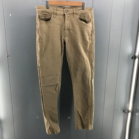 Uniqlo Jeans tan stretch slim size 31x34