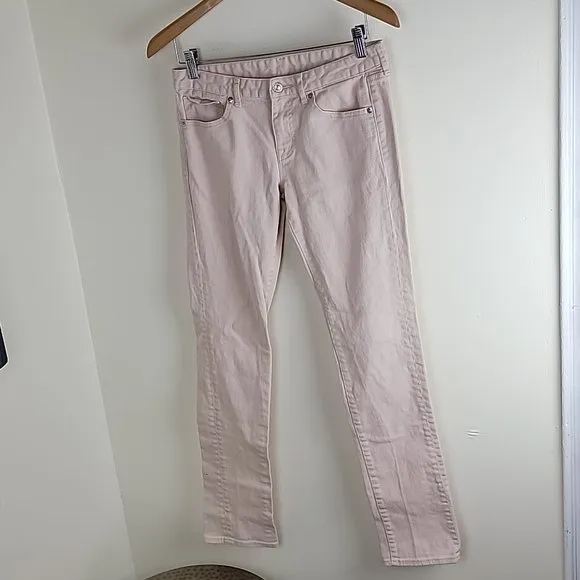Uniqlo Men Jeans color pink size 27 x 32