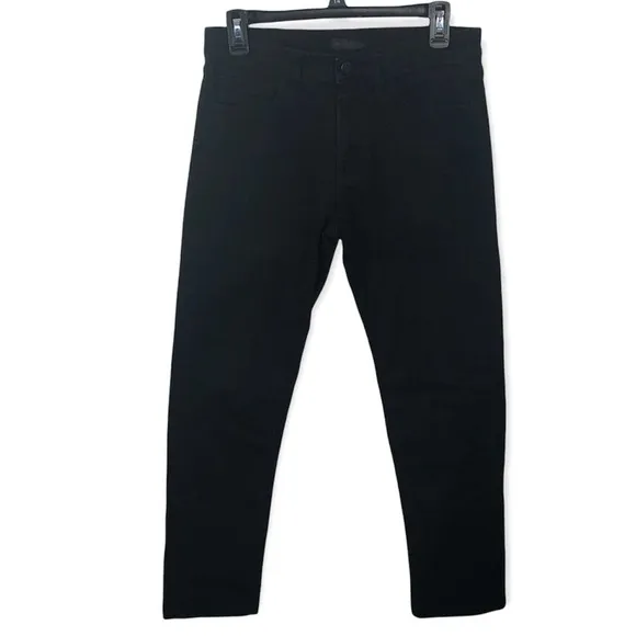 UNIQLO Black Jeans 28x34 Straight Leg Tapered Look Y2K
