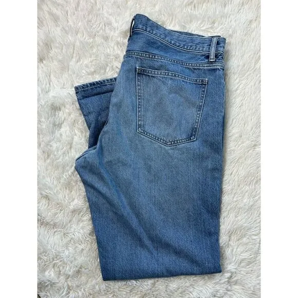 UNIQLO Medium Wash Blue Denim Slim Fit Jeans Men's Size 36x31