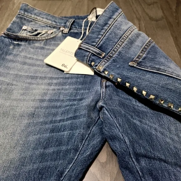 Valentino studded denim
          
      NWT