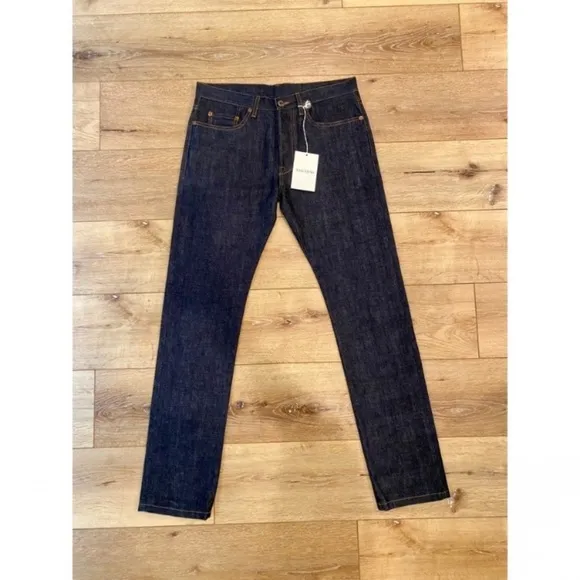 Valentino Spa Mens Size 30 Selvedge Slim Blue Jeans Italy Button Fly NEW.
          
      NWT