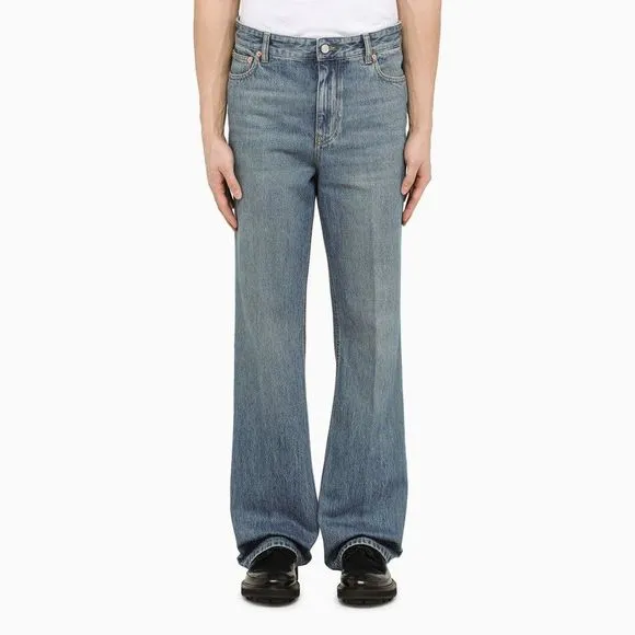 Valentino Blue cotton baggy jeans
          
      NWT