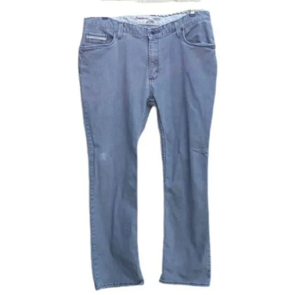 Vans Mens Jeans Straight Leg Gray 5 Pocket 36W 30L