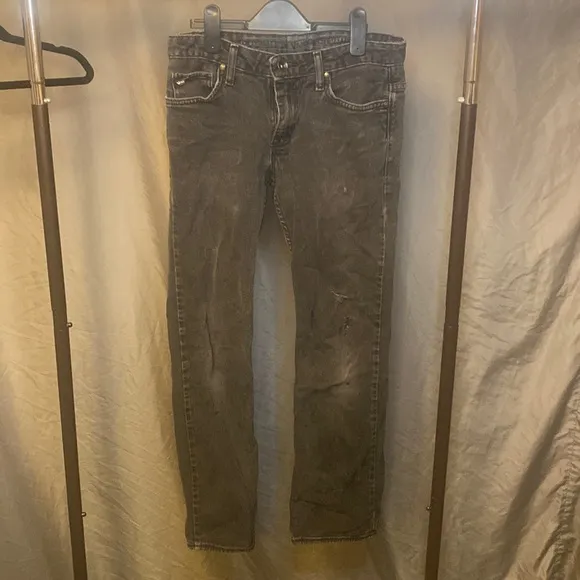 Distressed Vans Jeans