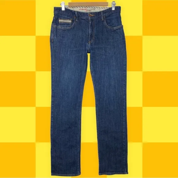 Vans 90’s Customade For You Dark Wash Skinny Straight Leg Skateboarding Jeans