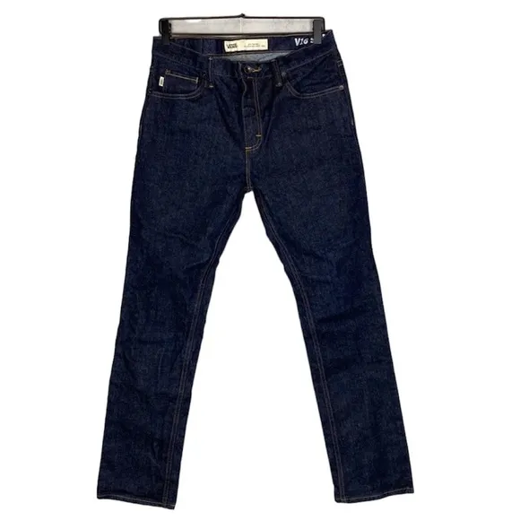 Vans dark wash slim jeans