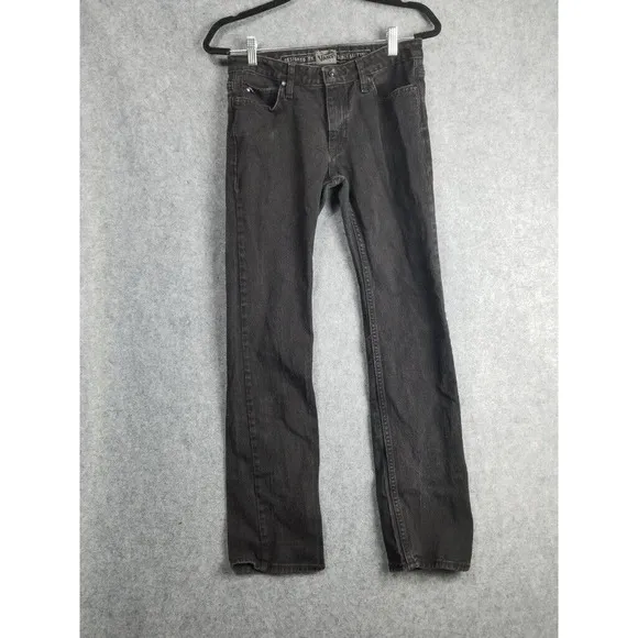 Van Jeans Men's size 30 x 32 Black Dark Wash Skinny Leg Denim Stretch