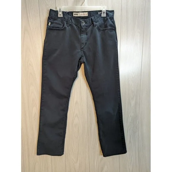 Vans V56 Standard Jeans Mens Black Denim 32x29