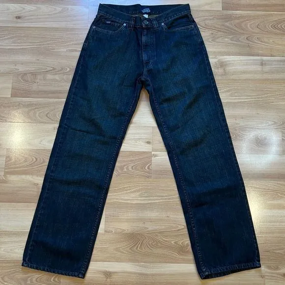 NWOT Vans Dark Wash Blue Jeans Mens 28 x 30