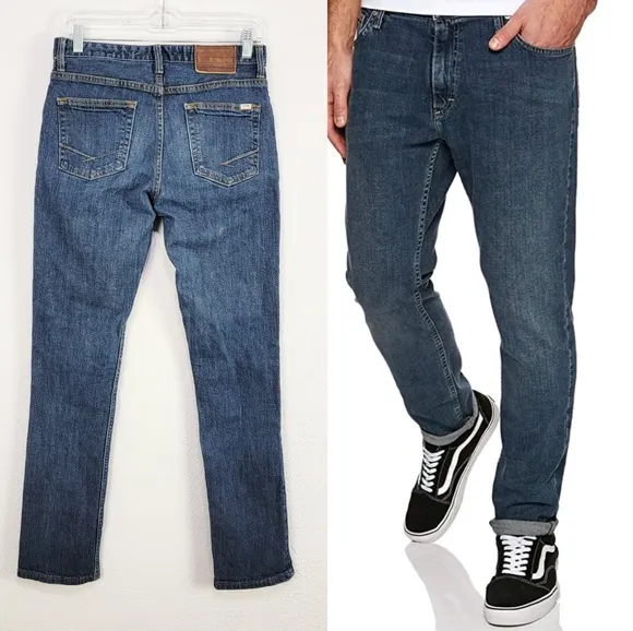 VANS Slim Fit Indigo Stretch Jeans Mens Size 30×30