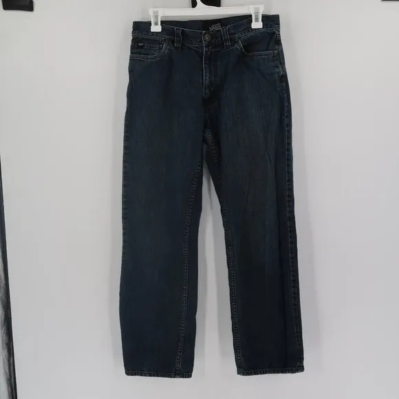 Men's Vans Dark Denim Jeans Straight Leg Size 30 x 30