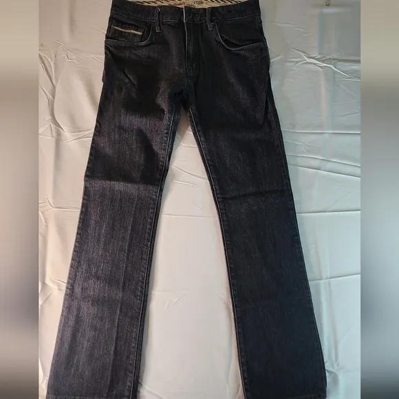 Vans Mens V66 Jeans Slim Leg 29x30 Dark Wash Custom Made Denim P162.