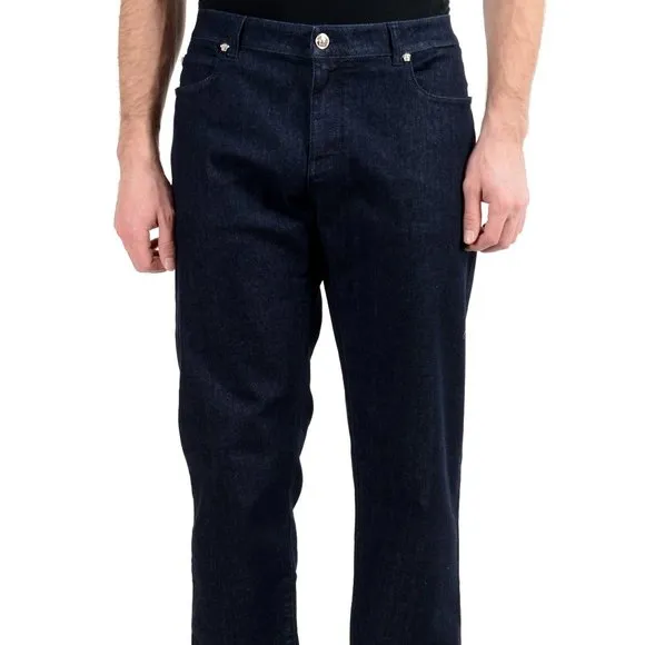 Versace Men's Dark Blue Stretch Slim Jeans
          
      NWT