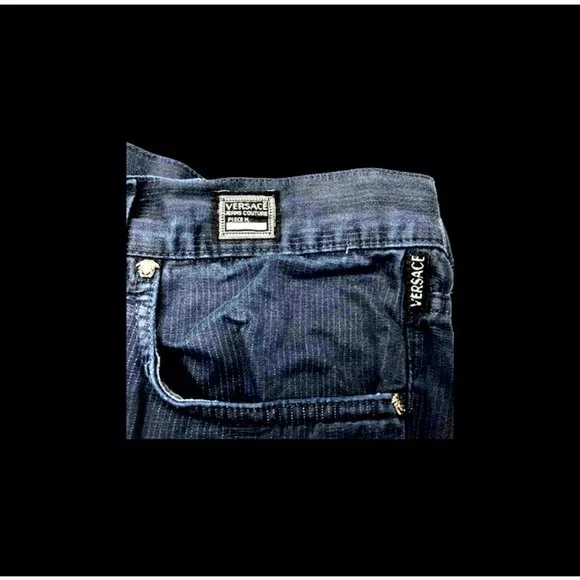 New Rare & Unique Very Fashionable Versace Buttonfly Couture Jeans
          
      NWT