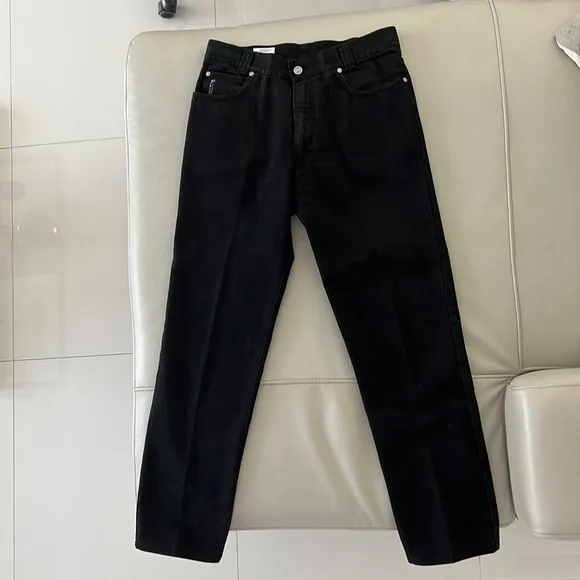 Vintage Versace Men’s Jeans Black Denim