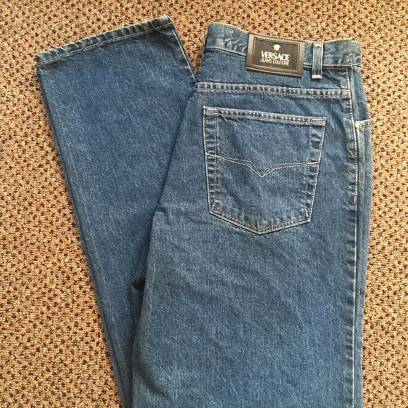 Versace jeans couture blue men’s jeans 35 made in Italy 18