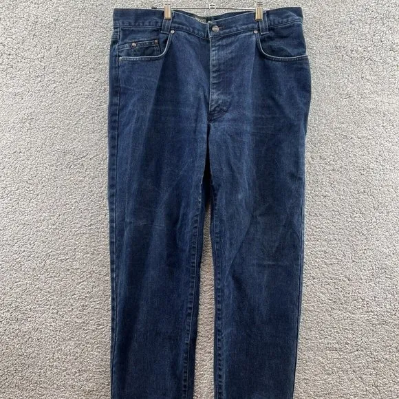 Versace Classic V2 Blue Denim Straight Leg Jeans Made in Italy Men’s Size 38