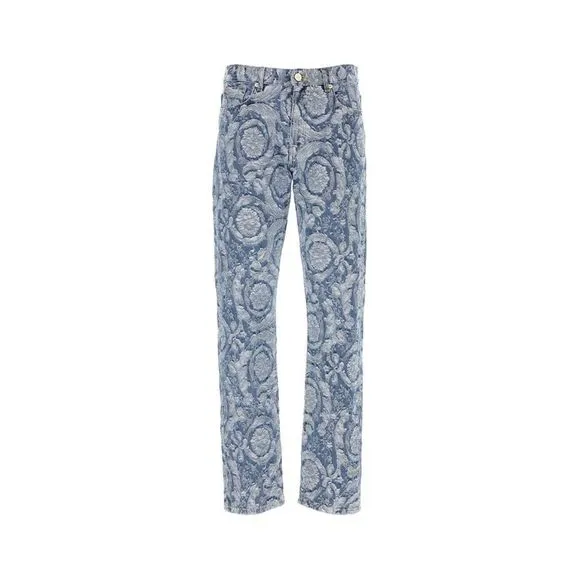 VERSACE Embroidered denim jeans
          
      NWT