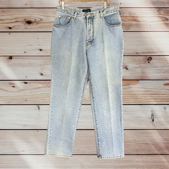 Vintage Mens Versace Jeans Couture Denim Light Wash Jeans size 36